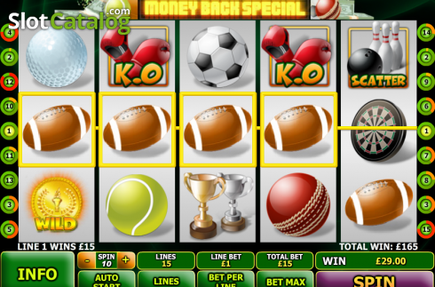 Скрин9. Money Back Special слот