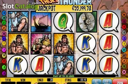 Скрин3. Thor's Thunder (Playtech) слот