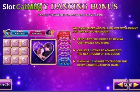 Скрин4. Dirty Dancing слот