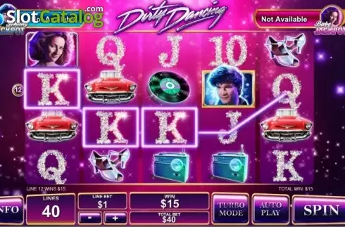Скрин9. Dirty Dancing слот