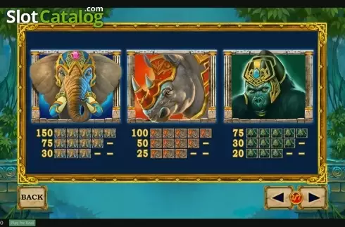 Скрин3. Jungle Giants слот