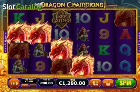 Скрин4. Dragon Champions слот