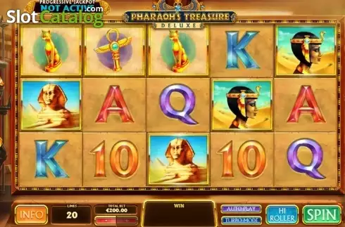 Скрин2. Pharaoh's Treasure Deluxe слот