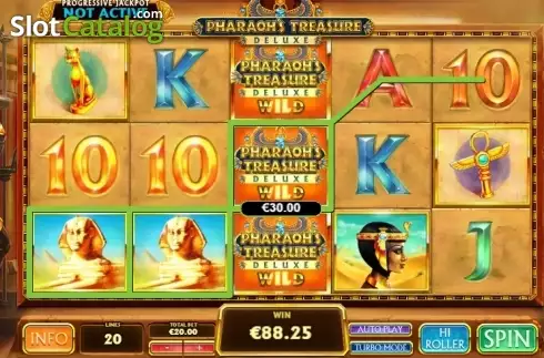 Скрин3. Pharaoh's Treasure Deluxe слот