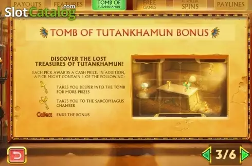 Скрин7. Pharaoh's Treasure Deluxe слот