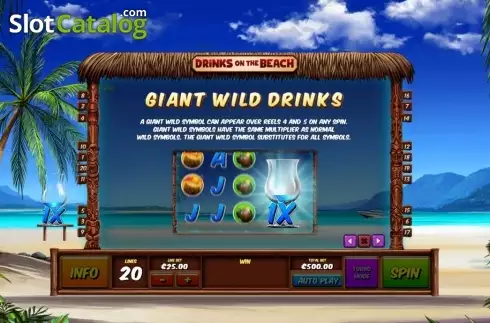 Скрин5. Drinks on the Beach слот