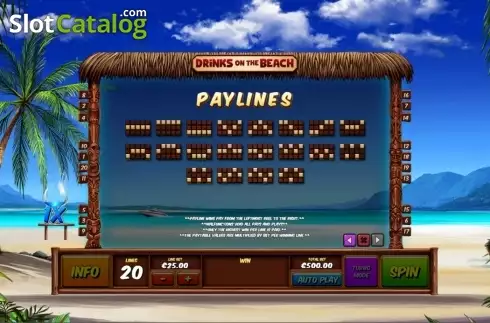 Скрин6. Drinks on the Beach слот