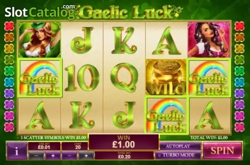 Скрин3. Gaelic Luck слот
