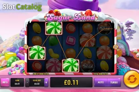 Скрин3. Sugar Land (Playtech) слот