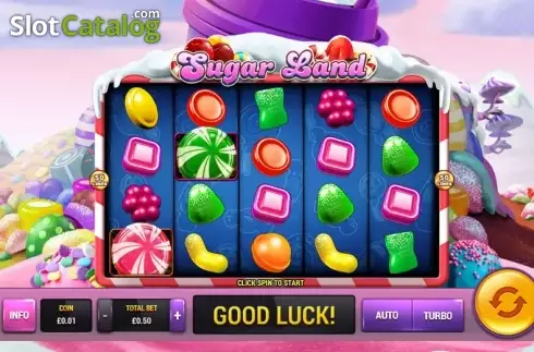 Скрин2. Sugar Land (Playtech) слот