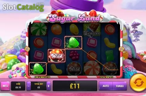 Скрин6. Sugar Land (Playtech) слот