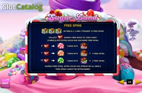 Скрин9. Sugar Land (Playtech) слот
