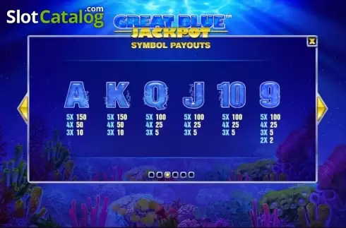 Скрин4. Great Blue Jackpot (Playtech) слот