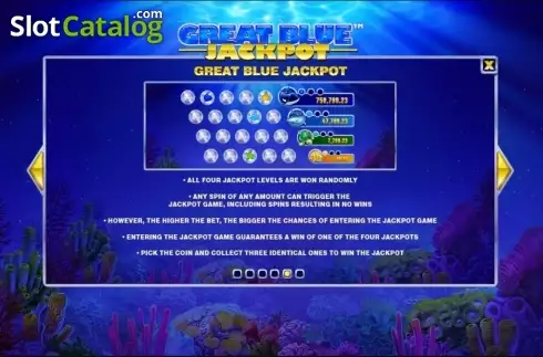 Скрин6. Great Blue Jackpot (Playtech) слот