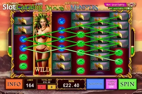 Скрин3. Age of the Gods Medusa & Monsters слот