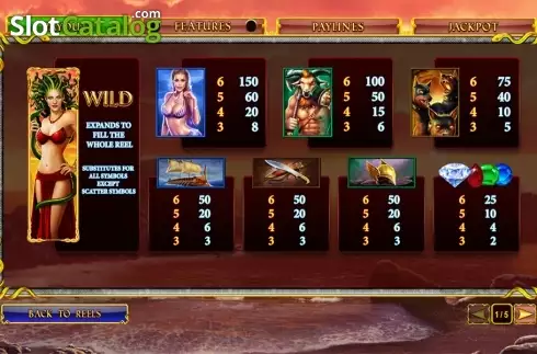 Скрин7. Age of the Gods Medusa & Monsters слот