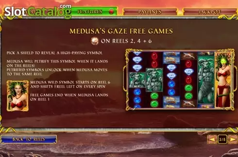 Скрин9. Age of the Gods Medusa & Monsters слот
