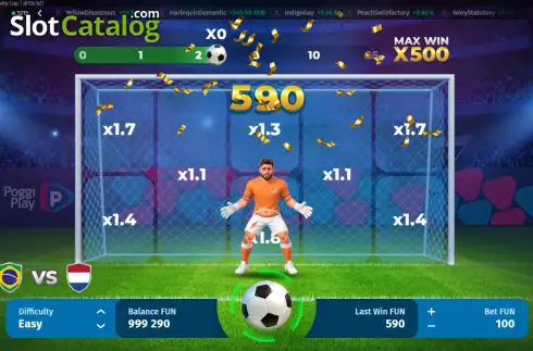 Скрин3. Penalty Cup слот