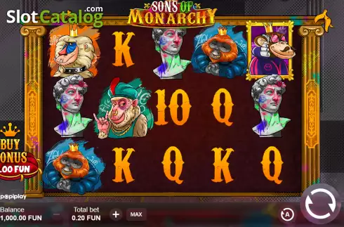 Скрин2. Sons of Monarchy слот
