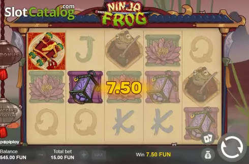 Скрин4. Ninja Frog слот