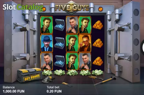 Скрин2. Five Guys слот