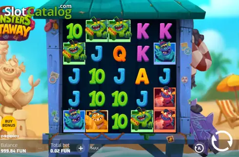 Скрин2. Monsters Getaway слот