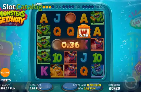 Скрин3. Monsters Getaway слот
