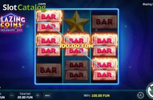 Скрин3. Blazing Coins: Hold & Win слот