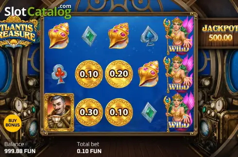 Скрин2. Atlantis Treasure (Popiplay) слот