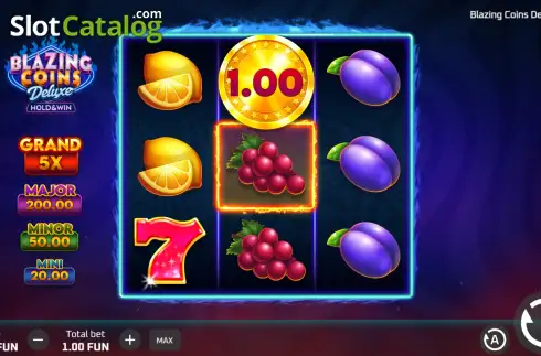 Скрин2. Blazing Coins Deluxe слот