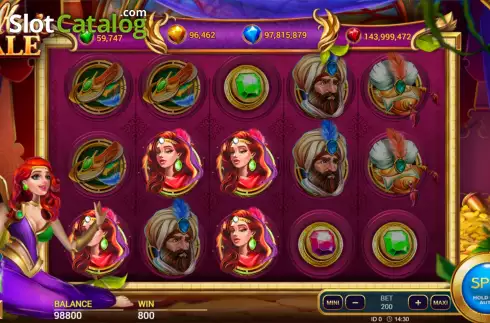 Скрин5. Sultan's Tale слот