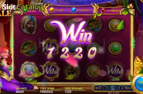 Скрин7. Sultan's Tale слот