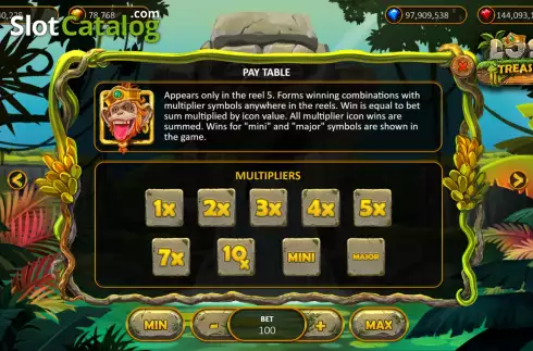 Скрин8. Lost Treasure (Popok Gaming) слот