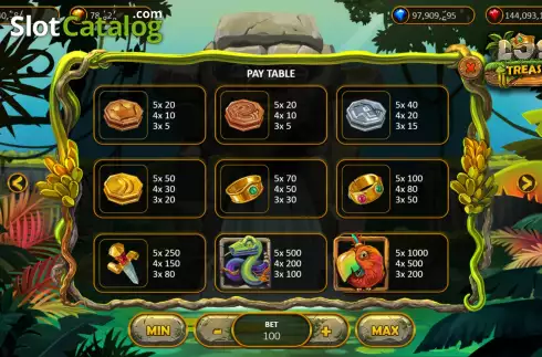 Скрин9. Lost Treasure (Popok Gaming) слот