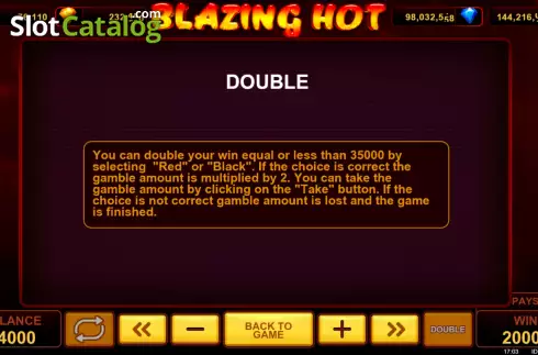 Скрин8. Blazing Hot слот