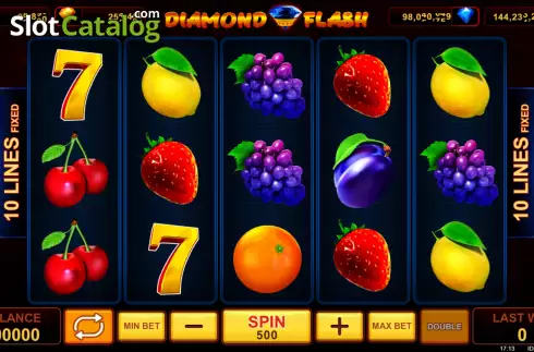 Скрин2. Diamond Flash (Popok Gaming) слот