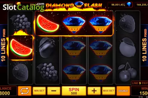Скрин3. Diamond Flash (Popok Gaming) слот