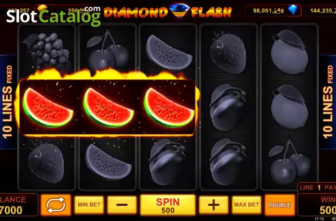 Скрин5. Diamond Flash (Popok Gaming) слот