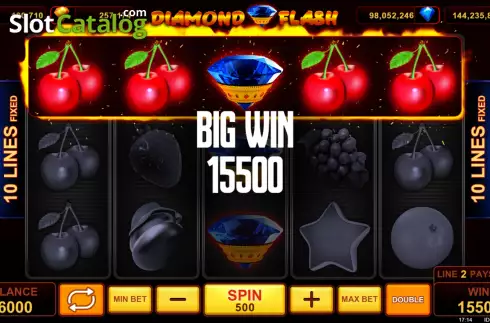 Скрин6. Diamond Flash (Popok Gaming) слот