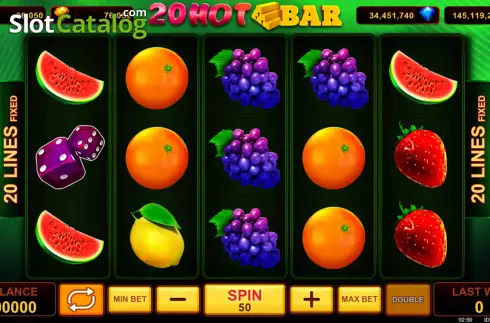 Скрин2. 20 Hot Bar слот