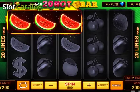 Скрин4. 20 Hot Bar слот