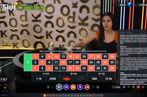 Скрин7. Roulette (Popok Gaming) слот