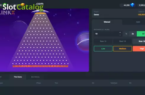 Скрин2. Plinko (Popok Gaming) слот