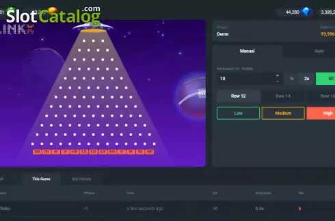 Скрин5. Plinko (Popok Gaming) слот