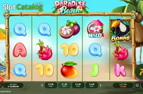Скрин2. Paradise Beach (Popok Gaming) слот
