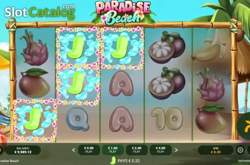 Скрин3. Paradise Beach (Popok Gaming) слот