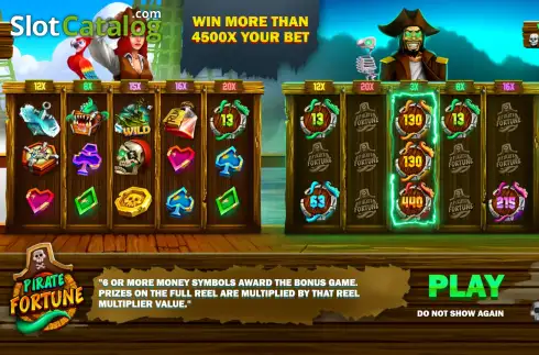 Скрин2. Pirate Fortune слот