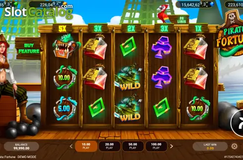 Скрин3. Pirate Fortune слот