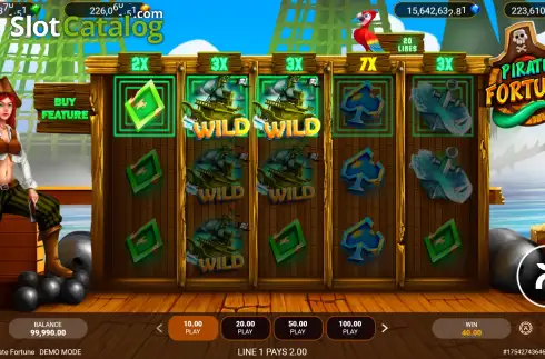 Скрин4. Pirate Fortune слот