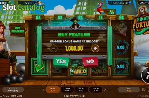 Скрин6. Pirate Fortune слот